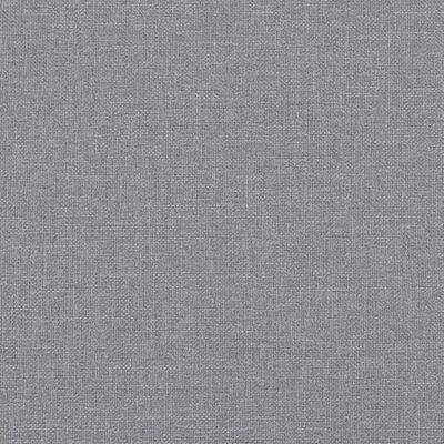 vidaXL Slipper Chair Light Grey Fabric