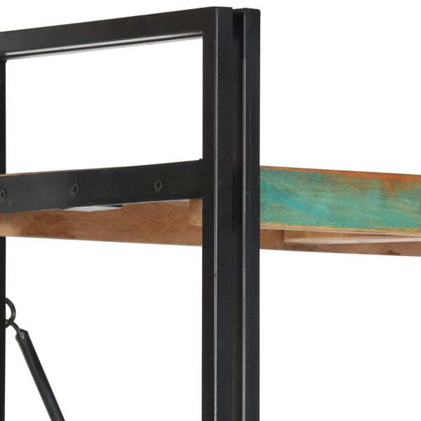 vidaXL 5-Tier Bookcase 140x30x180 cm Solid Reclaimed Wood