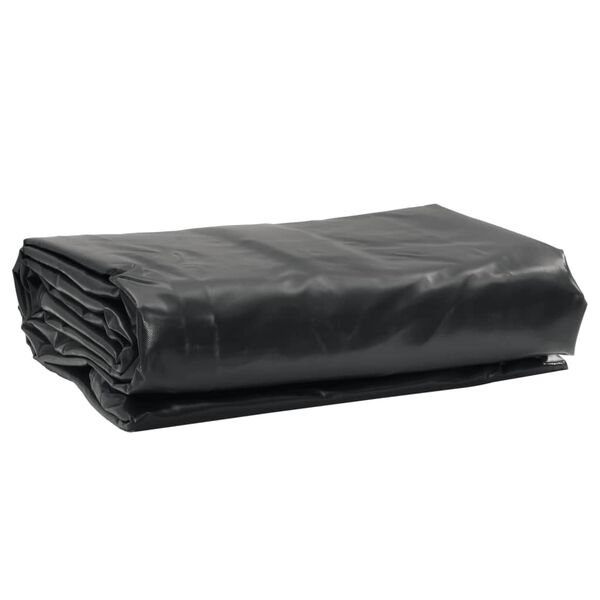 vidaXL Tarpaulin Black 1.5x2.5 m 650 g/m&sup2;