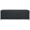 vidaXL Furniture Cover Plain Black 300 x 110 x 70 cm 210D