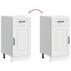 vidaXL Kitchen Base Cabinet Kalmar White Engineered Wood
