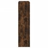 vidaXL Highboard with Doors Smoked Oak 68x37x142 cm Engineered Wood