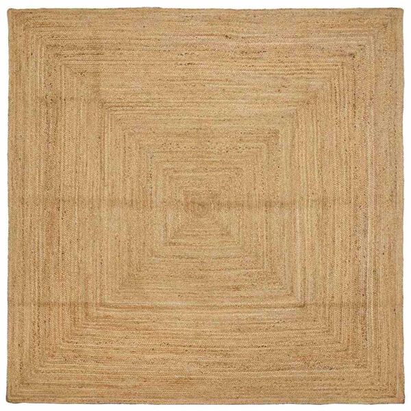 vidaXL Area Rug Beige 300 x 300 cm Jute