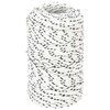 vidaXL Multipurpose Utility Rope 2 mm 100 m White Polyester