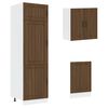 vidaXL 8 Piece Kitchen Cabinet Set Lucca Brown Oak Engineered Wood