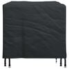 vidaXL Furniture Cover Plain Black 110 x 84 x 70 cm 600D Oxford Fabric