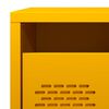 vidaXL Bedside Cabinet&nbsp;Mustard Yellow 35x39x43.5 cm Steel