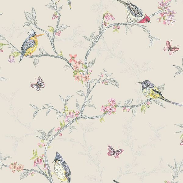 DUTCH WALLCOVERINGS Wallpaper Phoebe Beige