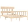 vidaXL Bed Frame without Mattress 140x200 cm Solid Wood Pine