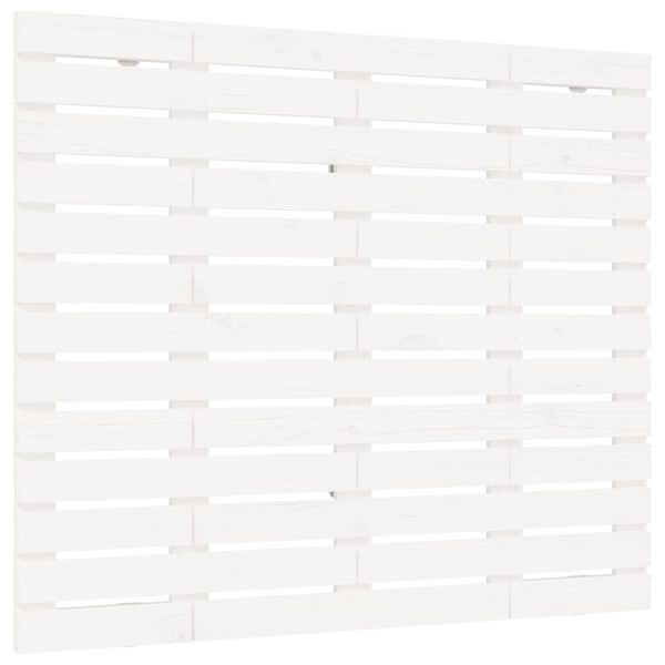 vidaXL Wall Headboard White 96x3x91.5 cm Solid Wood Pine