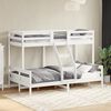 vidaXL Bunk Bed without Mattress 90x200/120x200 cm White Solid Wood