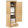 vidaXL Wardrobe Corona 55x50x170 cm Solid Wood Pine
