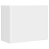 vidaXL Wall Cabinet White 75x35x60 cm Engineered Wood