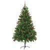 vidaXL Christmas Tree with 300 LEDs with Stand Green 180 cm PE