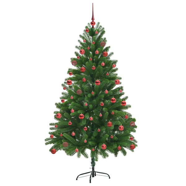 vidaXL Christmas Tree with 300 LEDs with Stand Green 180 cm PE