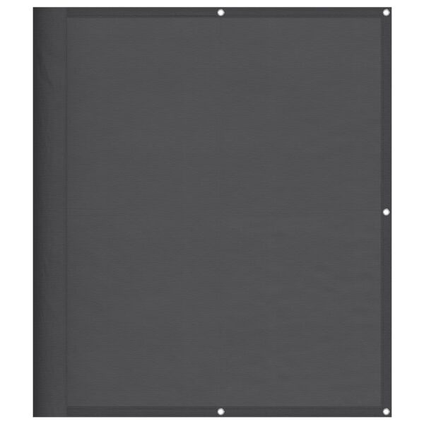 vidaXL Balcony Screen Anthracite 120x800 cm 100% Polyester Oxford