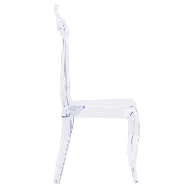 vidaXL Dining Chairs 6 pcs Transparent Polycarbonate