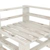 vidaXL 5 Piece Garden Pallets Lounge Set Wood White