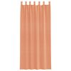 vidaXL Voile Curtains with Loops 2 pcs Terracotta 140x245 cm