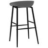 vidaXL Bar Chairs 4 pcs Grey