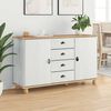 vidaXL Sideboard with Drawer ASKIM 133.5 x 40 x 79 cm Solid pine wood