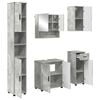 vidaXL Bathroom Furniture Set 5 pcs Concrete Grey 61 x 35 x 64 cm