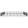 vidaXL Outdoor Dog Kennel Steel 67.74 m&sup2;