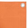 vidaXL Balcony Screen Orange 90x300 cm Oxford Fabric