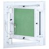 vidaXL Access Panel White 30 x 30 cm Aluminium and Plasterboard