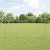 vidaXL Field Fence Grey 1.5 x 10 m Steel