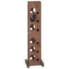 vidaXL Rack Brown 20 x 25 x 100 cm Solid Mahogany Wood