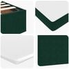 vidaXL Ottoman Bed with Mattresses Dark Green 120x200cm Velvet