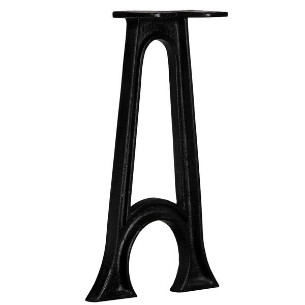 vidaXL Bench Legs 2 pcs with Arched Base A-Frame Cast Iron