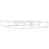 vidaXL Bed Frame without Mattress White 200x200 cm Metal