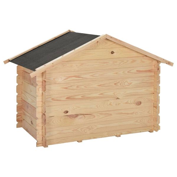 vidaXL Dog House 120x70x100.6 cm Solid Pine Wood 14 mm