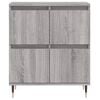 vidaXL Sideboards 3 pcs Grey Sonoma Engineered Wood