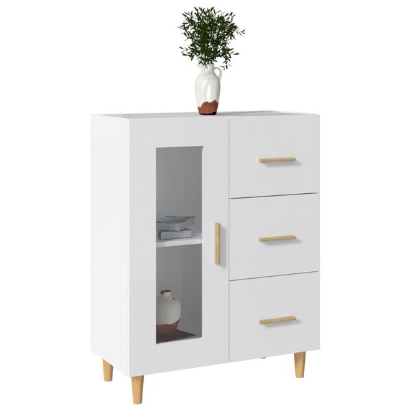 vidaXL Sideboard White 69,5x34x90 cm Engineered Wood