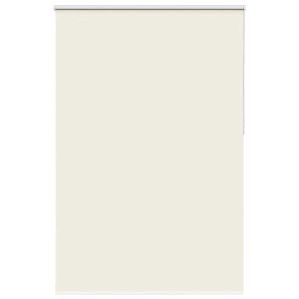 vidaXL Roller Blind Blackout Off White 165x210 cm Fabric Width 161.6 cm Polyester