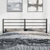vidaXL Metal Headboard Black 150 cm