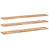 vidaXL Floating Shelves 3 pcs 120x20x2 cm Oil Finished Solid Wood Acacia