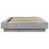 vidaXL Bed Frame without Mattress Concrete Grey 75x190 cm Small Single