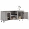 vidaXL TV Cabinet Grey Sonoma 104x35x50 cm Engineered Wood