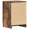 vidaXL Bedside Cabinets 2 pcs Smoked Oak 38x35x56 cm Engineered Wood