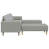 vidaXL Sofa Set Cloud grey Fabric