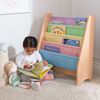 KidKraft Children's Sling Bookshelf Pastel and Nature 60.96 x 29.85 x 71.12 cm