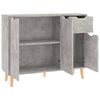 vidaXL Sideboard Concrete Grey 90x30x72 cm Engineered Wood