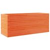 vidaXL Garden Planter Wax Brown 110x40x46 cm Solid Wood Pine
