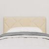 vidaXL Headboard with Headboard Cream 80 cm Faux Leather