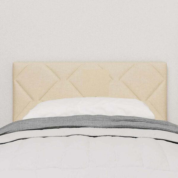 vidaXL Headboard with Headboard Cream 80 cm Faux Leather