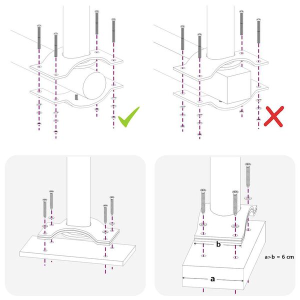 vidaXL Patio Retractable Side Awning 100x300 cm Brown